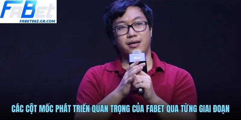 Các cột mốc phát triển quan trọng của FABET qua từng giai đoạn