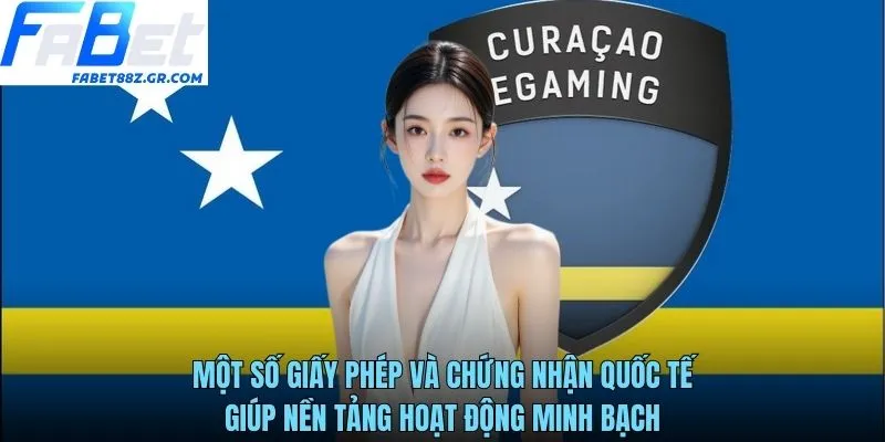 Một số giấy phép và chứng nhận quốc tế giúp nền tảng hoạt động minh bạch