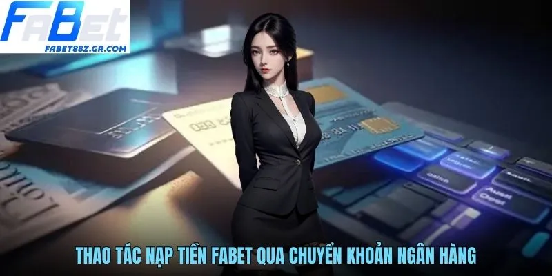 Thao tác nạp tiền FABET qua chuyển khoản ngân hàng